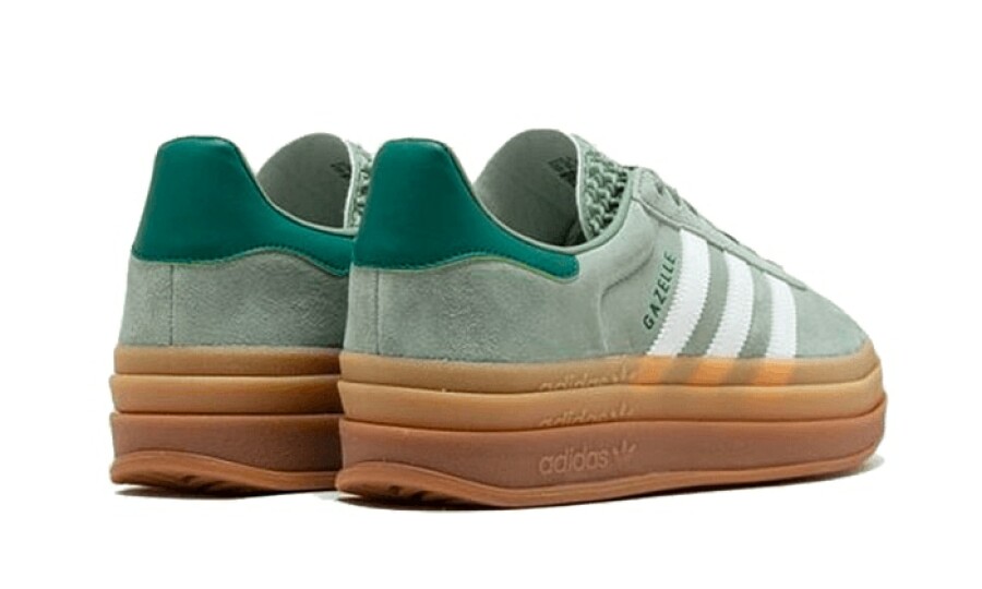 adidas gazelle silver green womens Adidas Gazelle Indoor Mineral Green Silver Dawn JI0323 – Sneaker Junkies main image 0