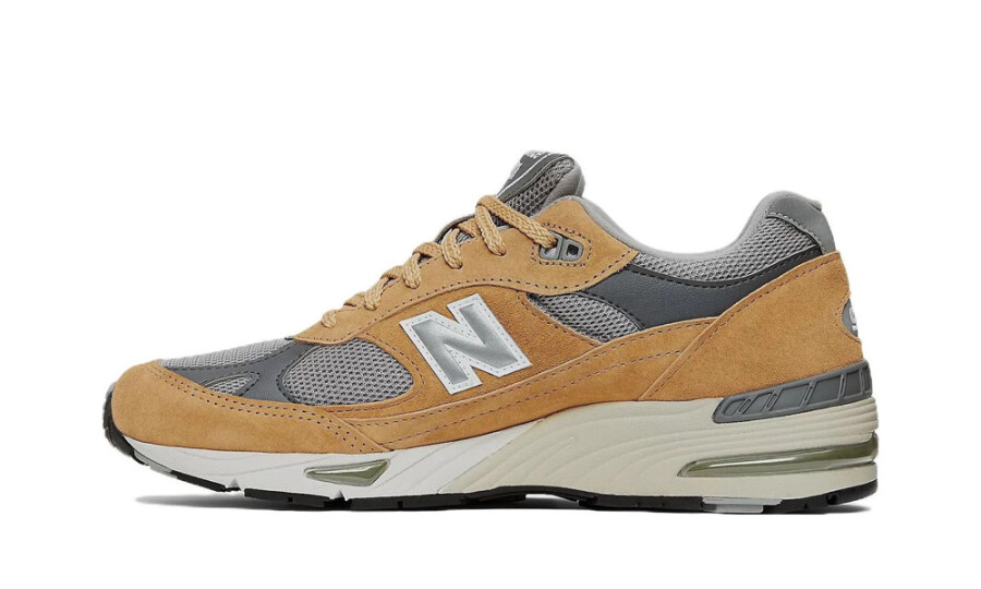 New Balance 991 MiUK Tan Grey Dark Grey