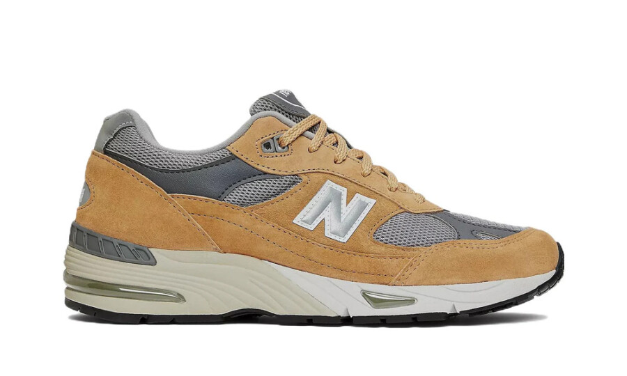 New Balance 991 MiUK Tan Grey Dark Grey