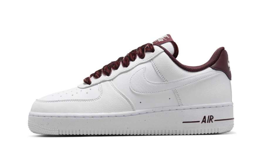 Nike Air Force 1 Low '07 Vintage White Burgundy Crush (Women's)