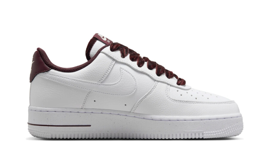 Nike Air Force 1 Low '07 Vintage White Burgundy Crush (Women's)