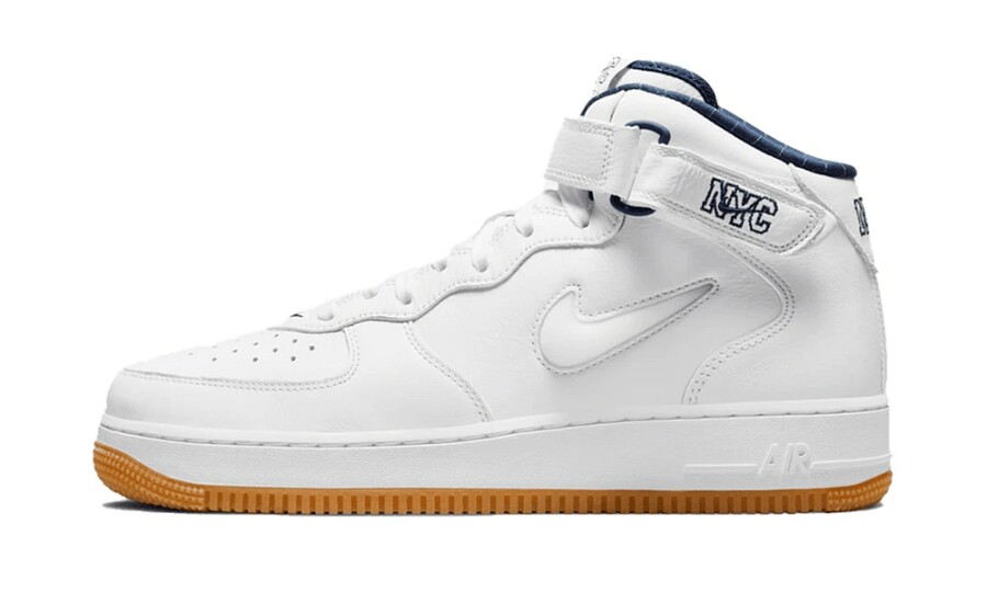 Nike Air Force 1 Mid QS Jewel NYC White Midnight Navy - DH5622-100