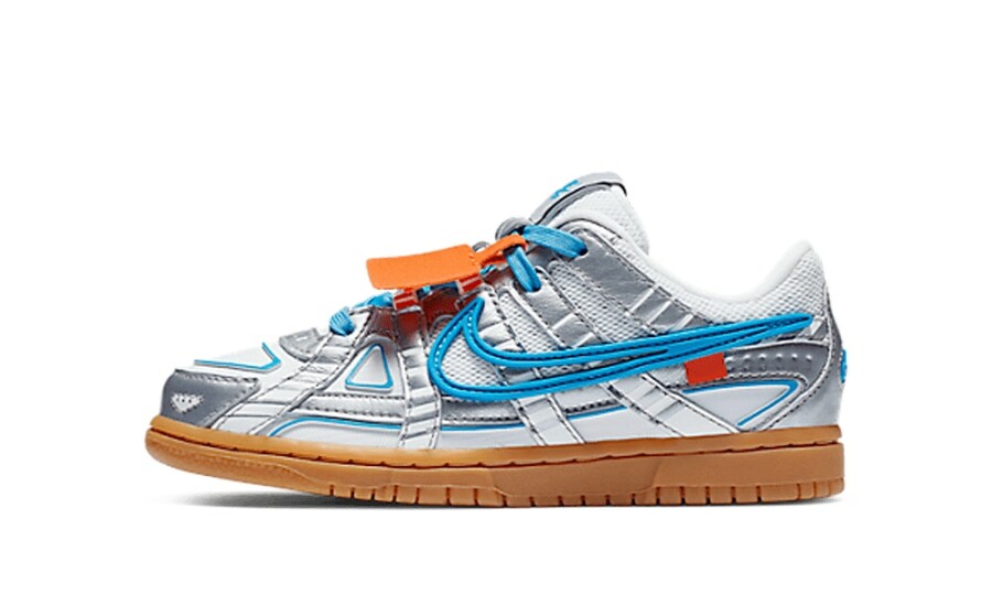 Nike Air Rubber Dunk Off-White University Blue (PS) - CW7410-100