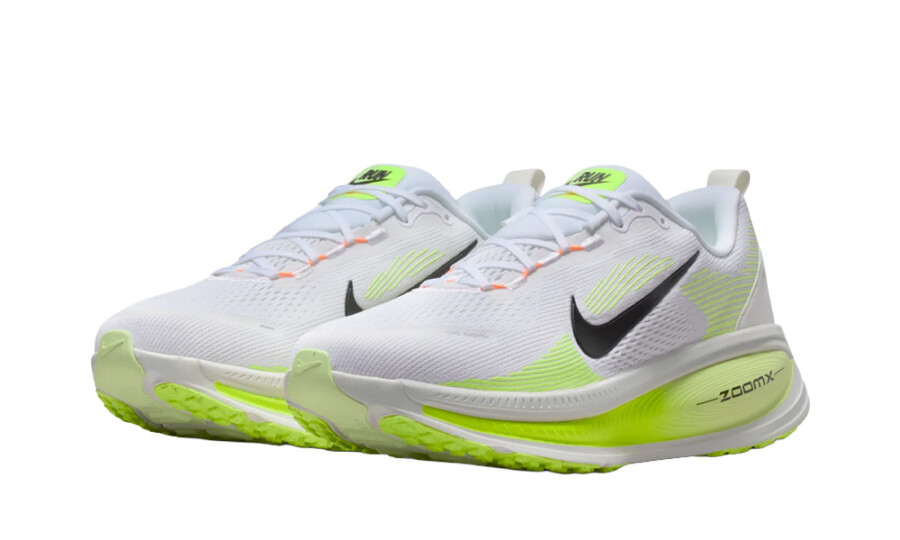 Nike Vomero 18 White Barely Volt Black